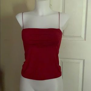 Women XS red tank top